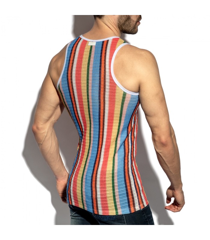 ES Collection Gelato Gestreiftes Tanktop TS373