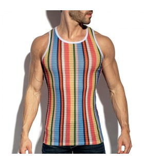 ES Collection Gelato Gestreiftes Tanktop TS373