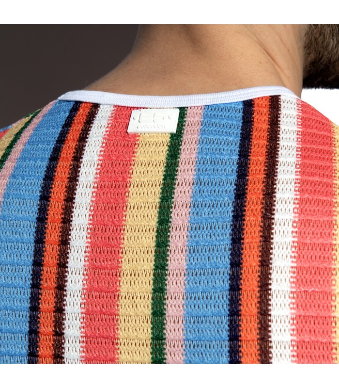 ES Collection Gelato Gestreiftes Tanktop TS373