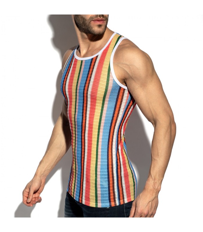 ES Collection Gelato Gestreiftes Tanktop TS373