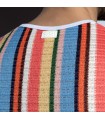 ES Collection Gelato Gestreiftes Tanktop mit breiten Trägern TS374