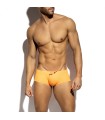 ES Collection Neonfarbiger Bade Slip Mit Knitteroptik 2610