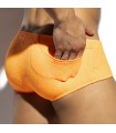 ES Collection Neonfarbiger Bade Slip Mit Knitteroptik 2610