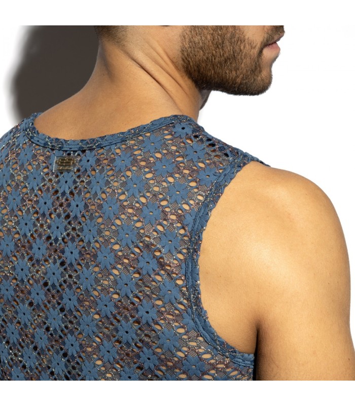 ES Collection Metallic Blumen Tanktop TS361