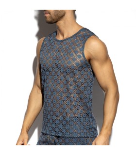 ES Collection Metallic Blumen Tanktop TS361