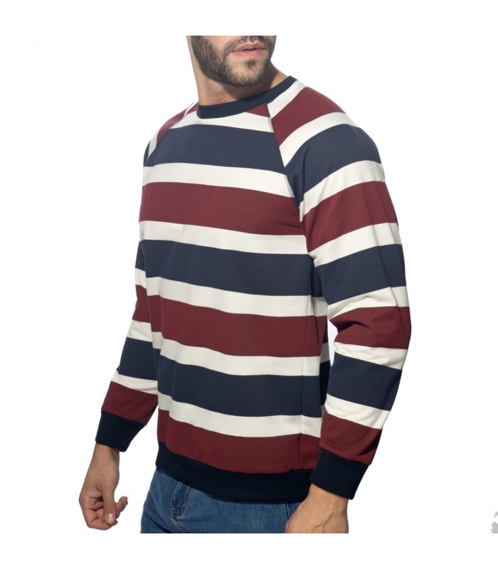 Addicted Retro Streifen Pullover AD1438