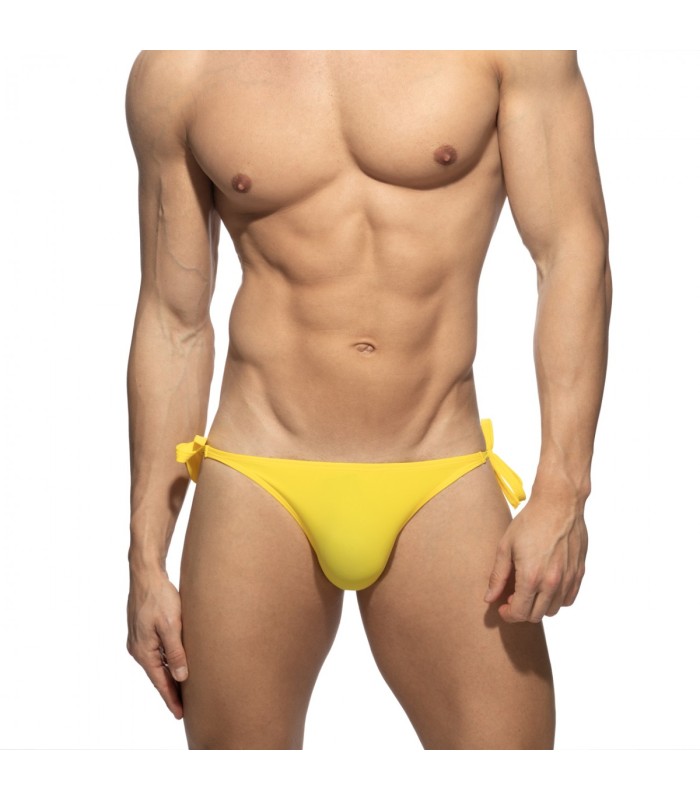 Addicted Mehrfarbiger Bikini Slip Mit Kordeldetails ADS389