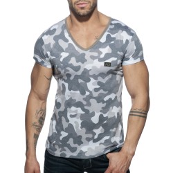 Addicted Washed Camo T-Shirt AD800 | Addicted Austria – fast delivery