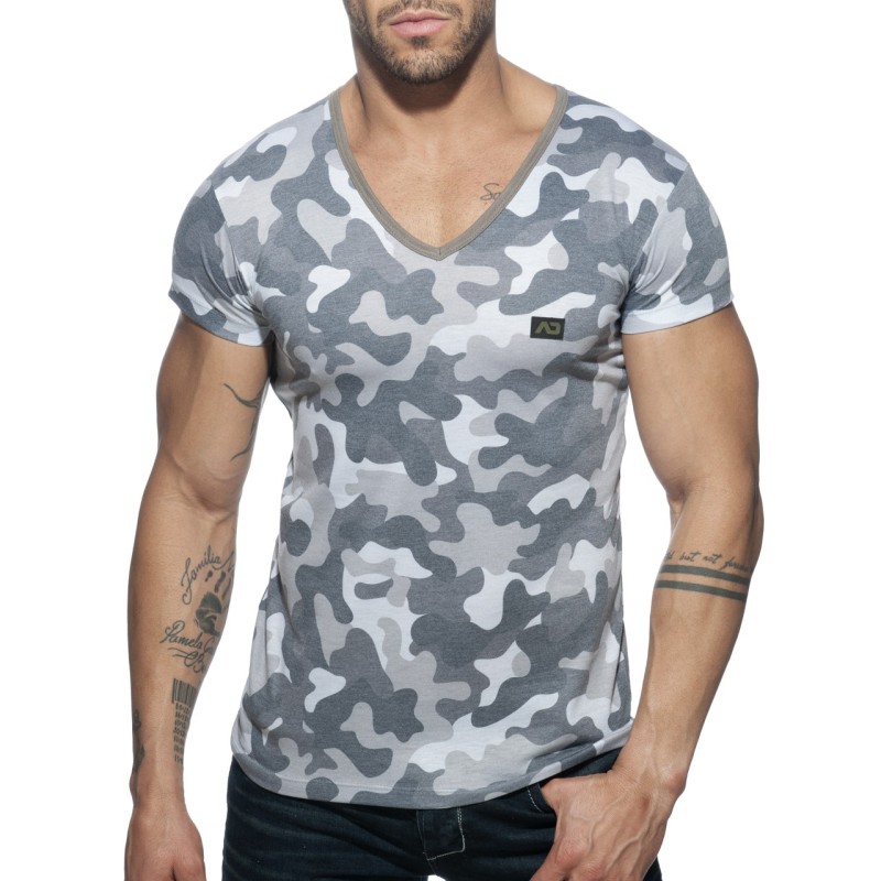 Addicted Washed Camo T-Shirt AD800 | Addicted Austria – fast delivery