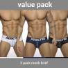 Addicted 3 Pack Mesh Brief Push Up AD475P | Addicted Austria – fast delivery