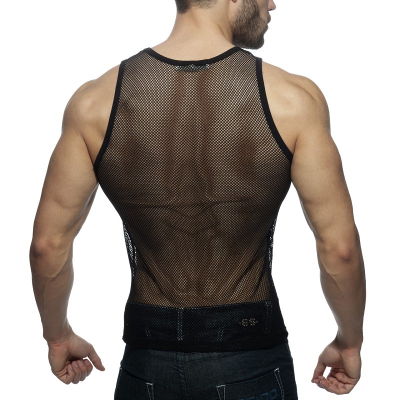 Addicted Black & White Mesh Tanktop AD848 | Addicted Austria – fast delivery