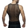 Addicted schwarz & weißes Netz Tanktop AD848 | Addicted Österreich – schneller Versand