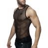 Addicted schwarz & weißes Netz Tanktop AD848 | Addicted Österreich – schneller Versand