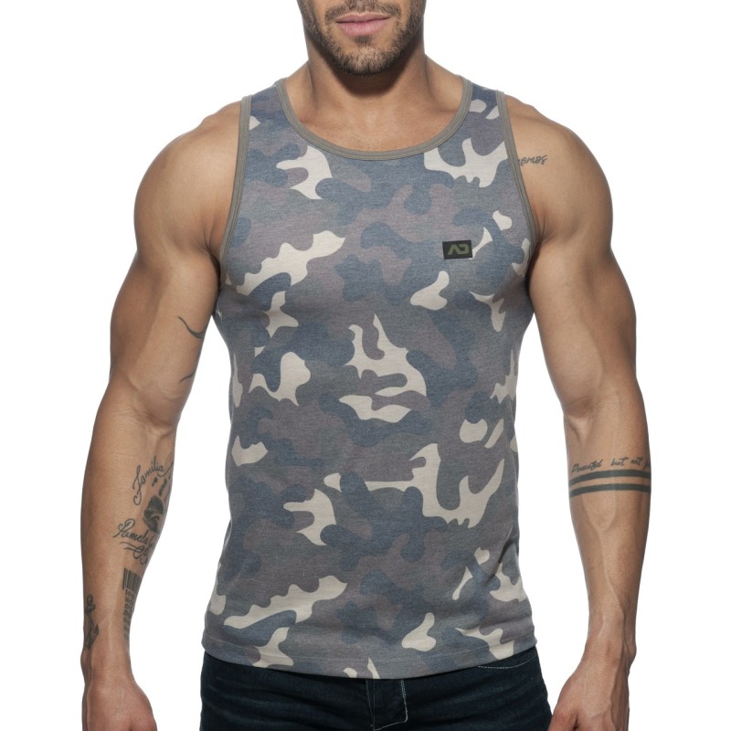 Addicted Washed Camo Tank Top AD801 | Addicted Austria – fast delivery