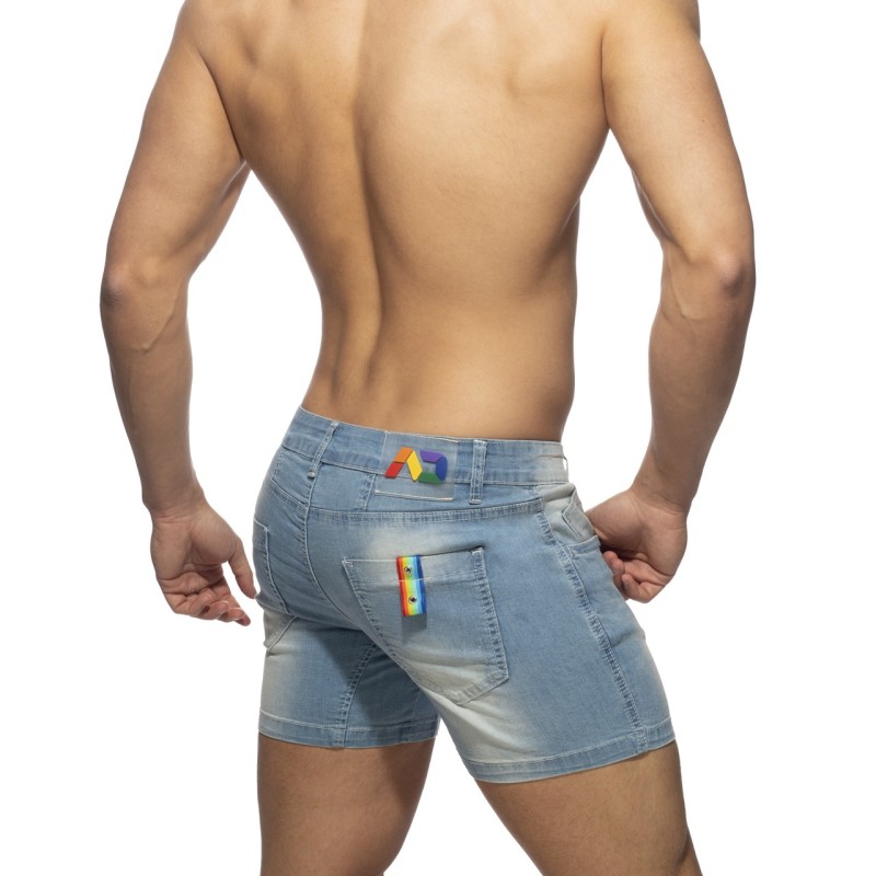 Addicted Rainbow Tape Short Jeans AD991 | Addicted Austria – fast delivery