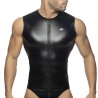 Addicted Zip Non Sleeves Fetish Shirt AD1036 | Addicted Austria – fast delivery