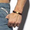 ES Collection Doppeltes geflochtenes Lederarmband AC185 | Addicted Österreich – schneller Versand