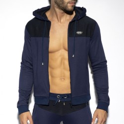 ES Collection Marineblaues Kapuzenoberteil SP276 | Addicted Österreich – schneller Versand
