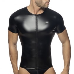 Addicted Zip Short Sleeves Fetish Shirt AD1035 | Addicted Austria – fast delivery
