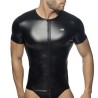 Addicted Zip Short Sleeves Fetish Shirt AD1035 | Addicted Austria – fast delivery