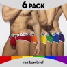 Addicted 6er-Pack Regenbogen-Slip AD1142P | Addicted Österreich – schneller Versand