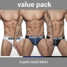 Addicted 3 Pack Mesh Bikini Push Up AD679P | Addicted Austria – fast delivery