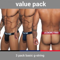 Addicted 3 Pack G-String AD746P | Addicted Austria – fast delivery
