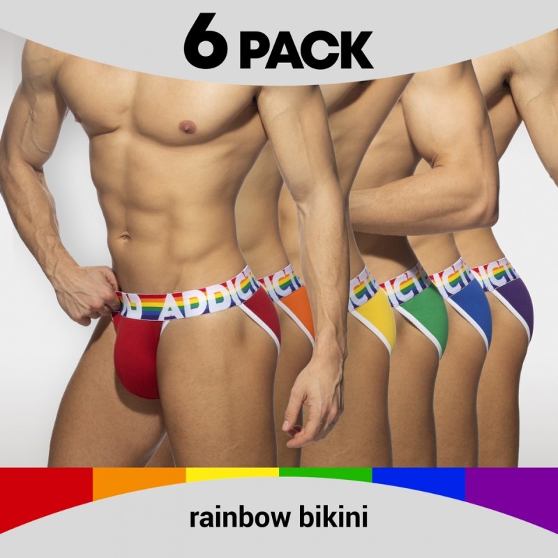 Addicted 6 Pack Rainbow Bikini AD1146 | Addicted Austria – fast delivery