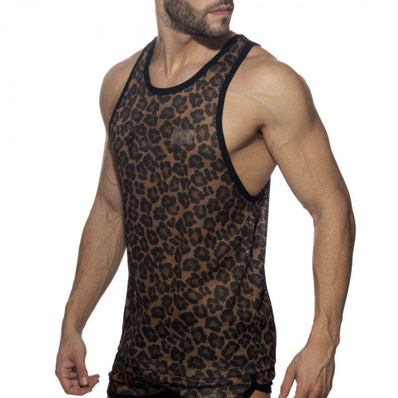 Addicted Leoparden Mesh Top AD1139 | Addicted Österreich – schneller Versand