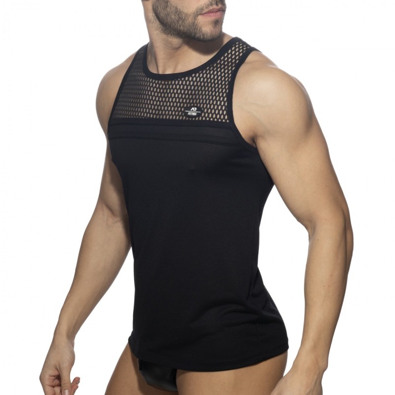 Addicted Mesh Striped Tank Top ADF167 | Addicted Österreich – schneller Versand