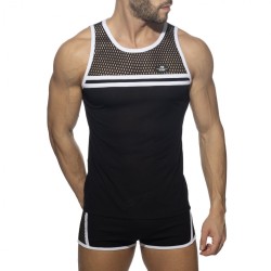 Addicted Mesh Striped Tank Top ADF167 | Addicted Österreich – schneller Versand