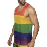 Addicted Mesh Rainbow Tank Top AD1166 | Addicted Austria – fast delivery