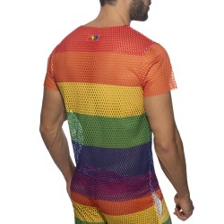Addicted Mesh Rainbow T-Shirt AD1167 | Addicted Österreich – schneller Versand