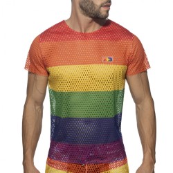 Addicted Mesh Rainbow T-Shirt AD1167 | Addicted Österreich – schneller Versand