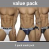 Addicted 3 Pack Mesh Push Up Jock AD479 | Addicted Austria – fast delivery