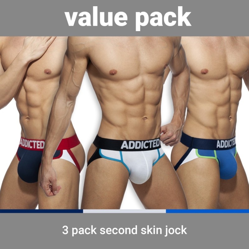 Addicted Second Skin 3 Pack Jock AD899 | Addicted Österreich – schneller Versand