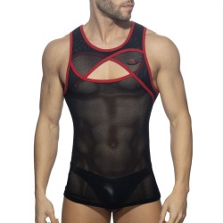 Addicted Crossed Mesh Tank Top ADF161 | Addicted Österreich – schneller Versand