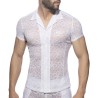 Addicted Flowery Lace Shirt AD1192 | Addicted Austria – fast delivery