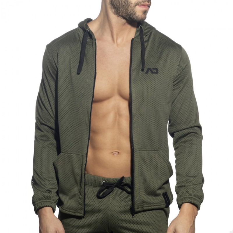 Addicted Langarm Loop-Mesh Hoody AD1214 | Addicted Österreich – schneller Versand
