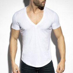 ES Collection Tiefer V-Ausschnitt T-Shirt TS333 | Addicted Österreich – schneller Versand