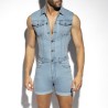 ES Collection Urban Denim Jumpsuit Shorts ESJ069 | Addicted Österreich – schneller Versand