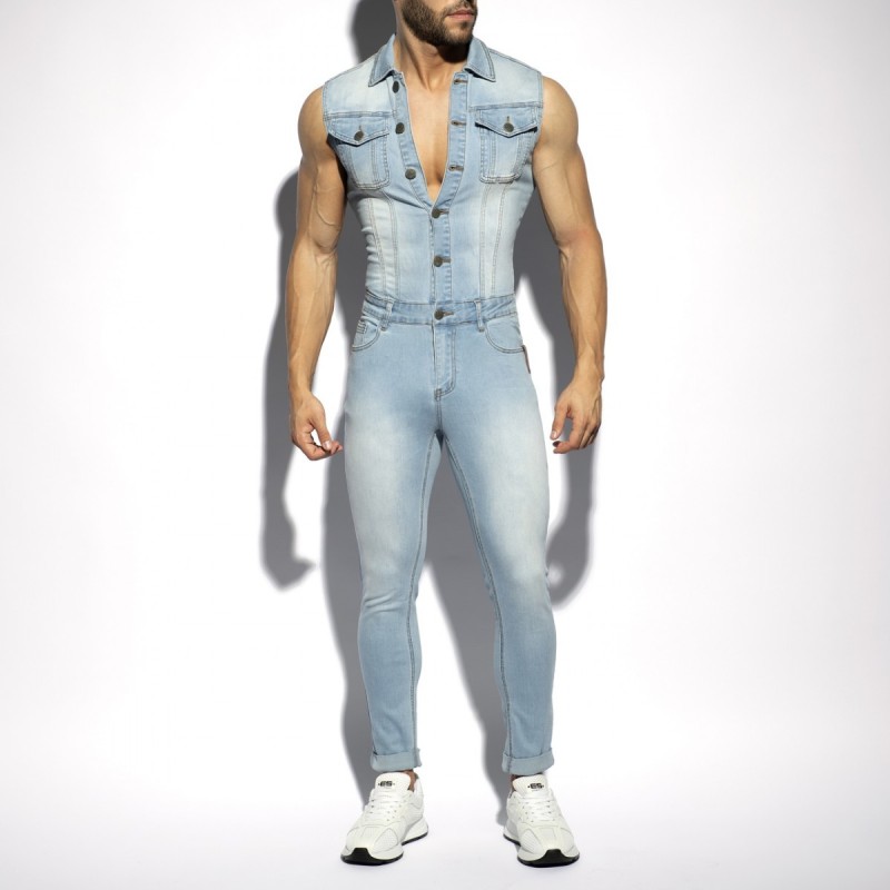 ES Collection Urban Denim Jumpsuit Hose ESJ066 | Addicted Österreich – schneller Versand