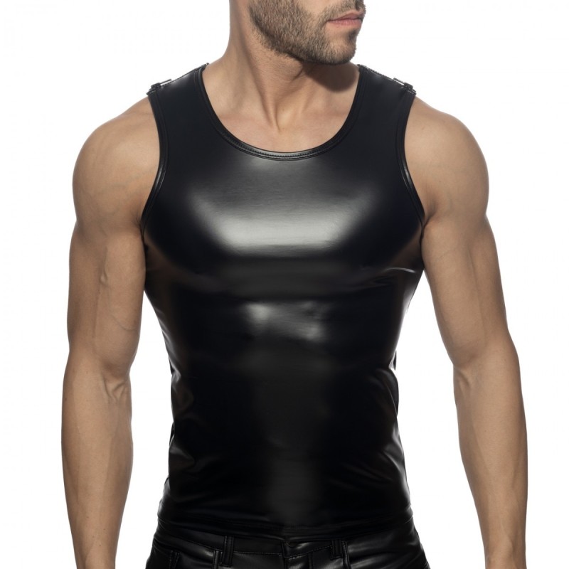 Addicted Rub Shoulder Zip Tank Top ADF215 | Addicted Austria – fast delivery