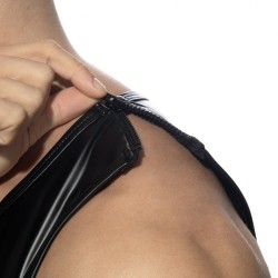 Addicted Rub Shoulder Zip Tank Top ADF215 | Addicted Austria – fast delivery