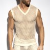 Es Collection Naturfarbenes gehäkeltes V-Ausschnitt Tanktop TS350 | Addicted Österreich – schneller Versand