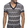 Addicted V-Ausschnitt T-Shirt Isparta AD1368 | Addicted Österreich – schneller Versand
