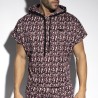 Es Collection Locker geschnittener ärmelloser Kapuzenpullover Labyrinth SP334 | Addicted Österreich – schneller Versand
