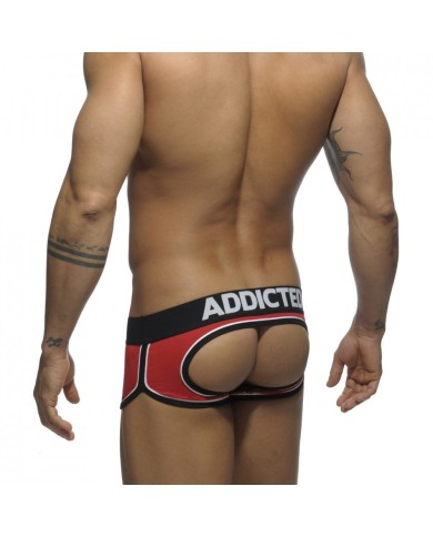 Addicted Boxershorts mit doppeltem Bund und offenem Gesäß AD306
