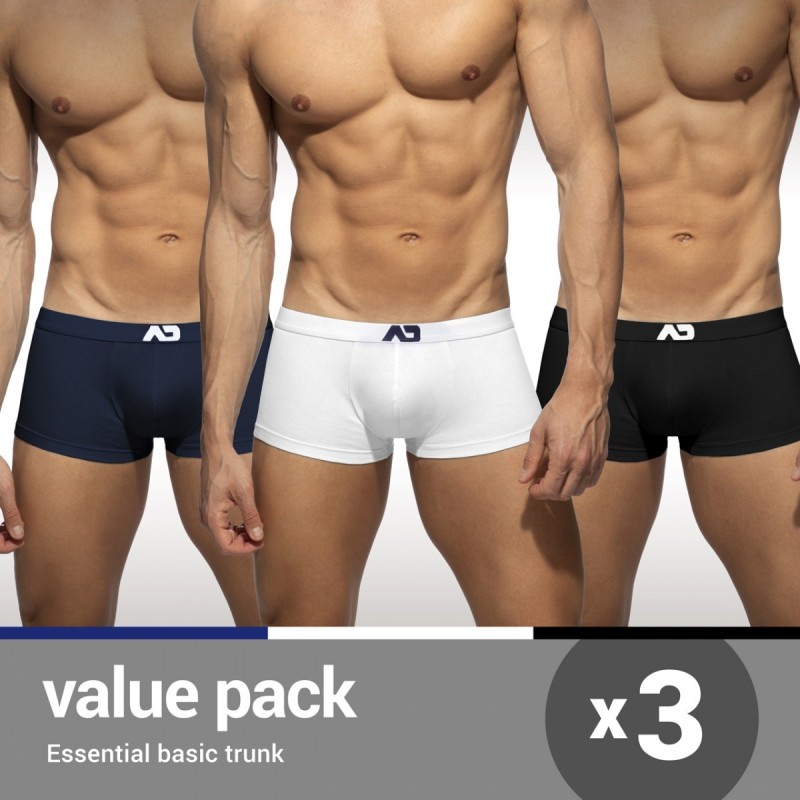 Addicted Basic Trunks im 3er Pack AD1450P | Addicted Österreich – schneller Versand