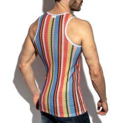 ES Collection Gelato Gestreiftes Tanktop TS373 | Addicted Österreich – schneller Versand